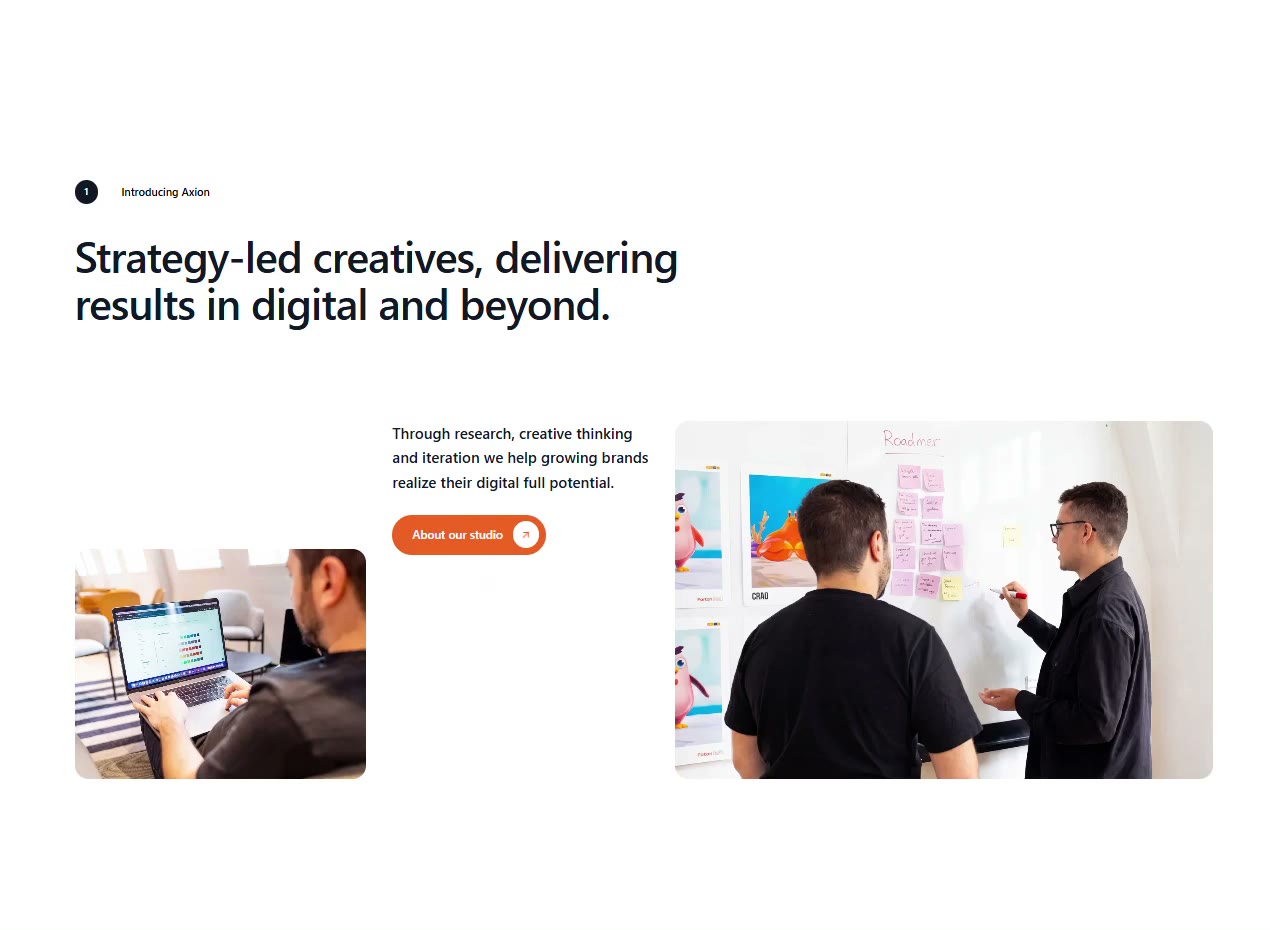 Axion About — About website build-prompt