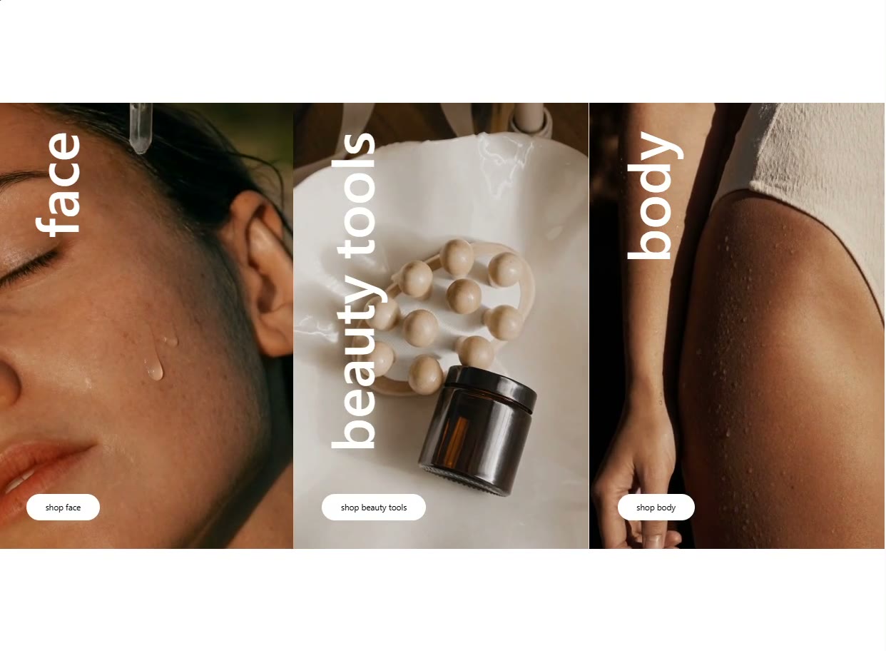 Beauty Categories preview