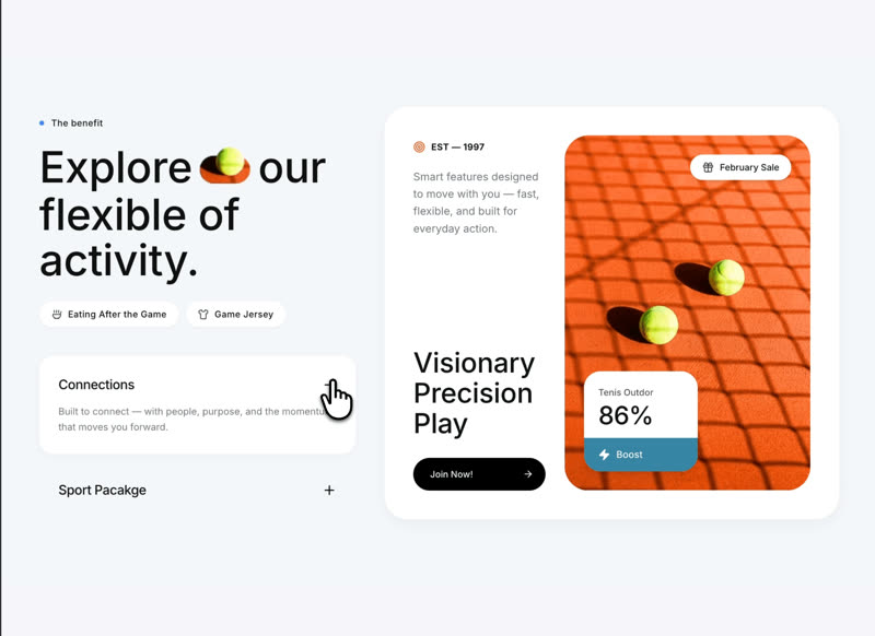 Benefits Features &mdash; Features Section website build-prompt