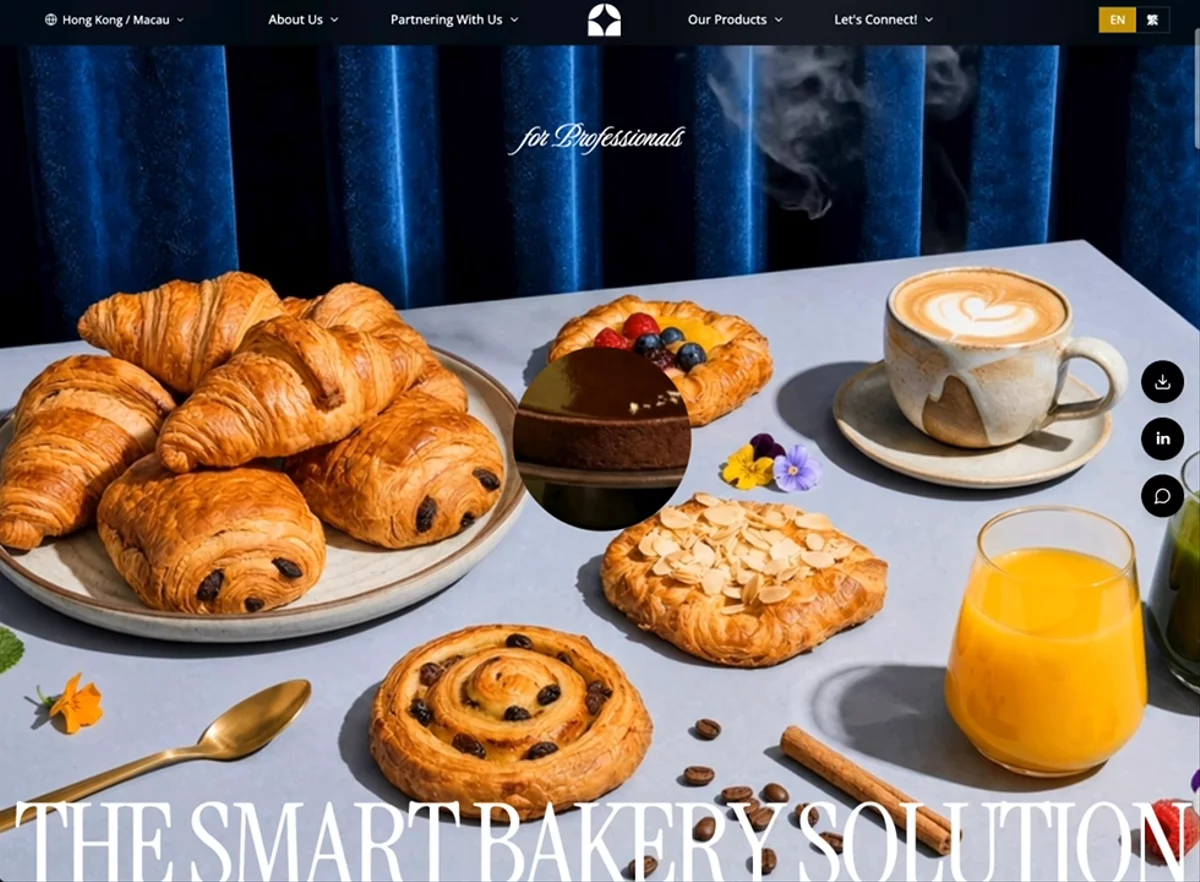 Cinematic Landing Page preview