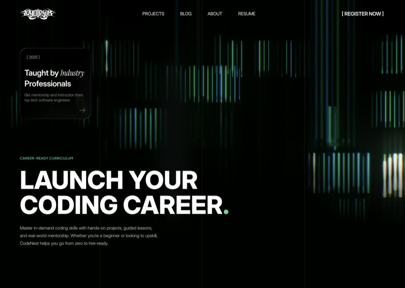 CodeNest Coding Platform preview