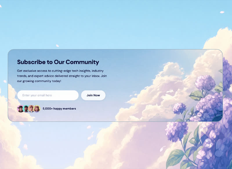 Community CTA preview