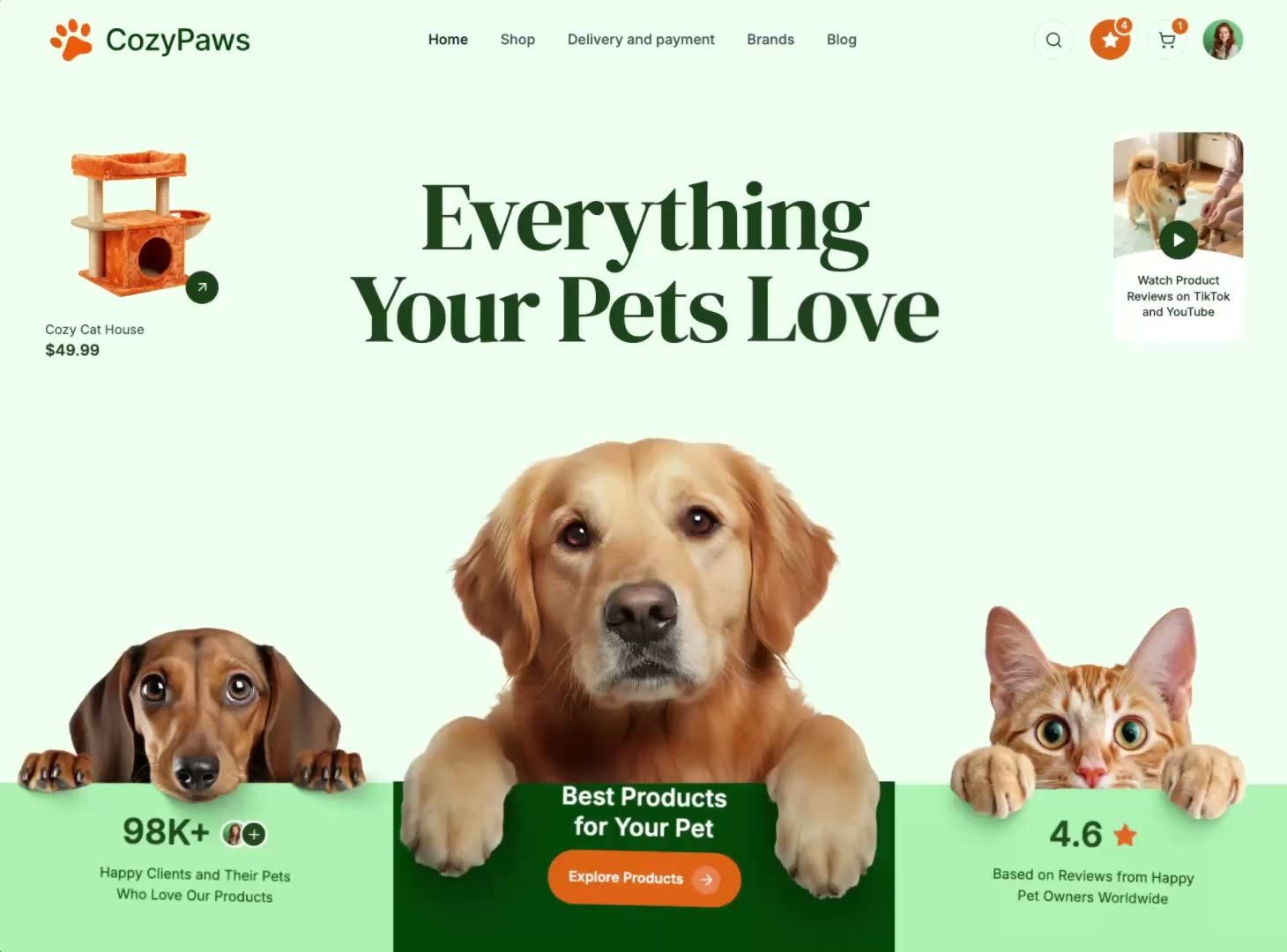 CozyPaws preview