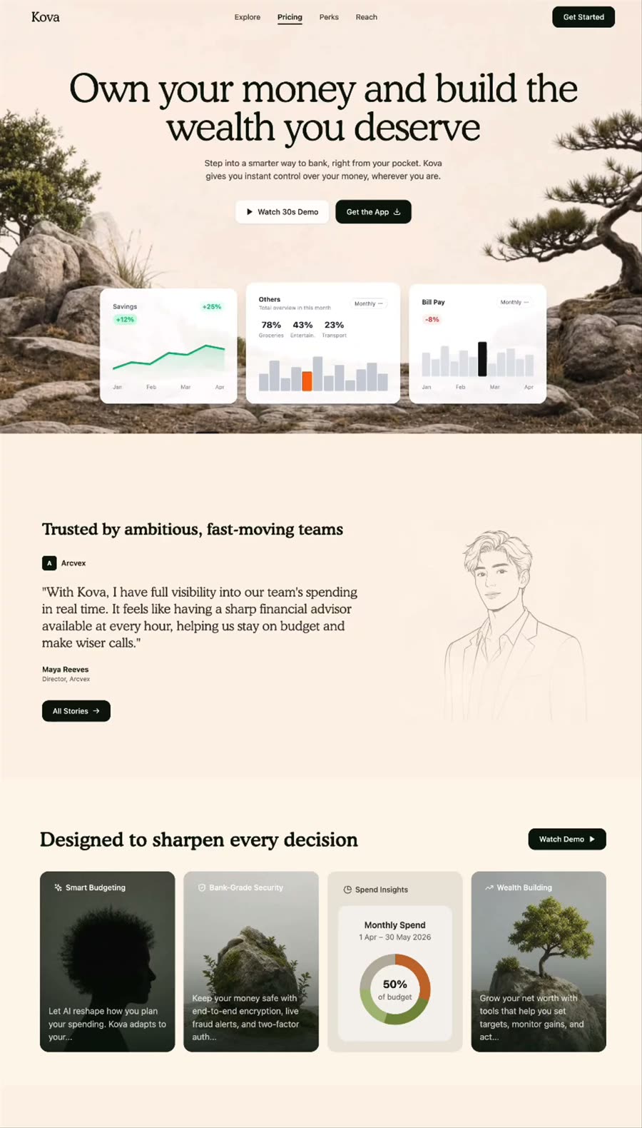 Evergreen Finance &mdash; Fintech website build-prompt