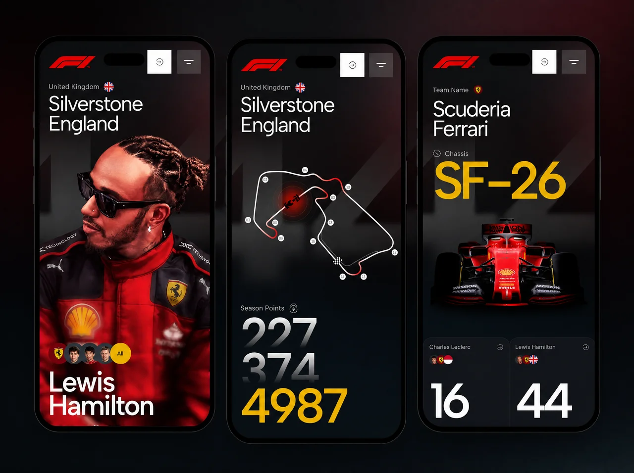 F1 Racing Hub — Mobile App website build-prompt