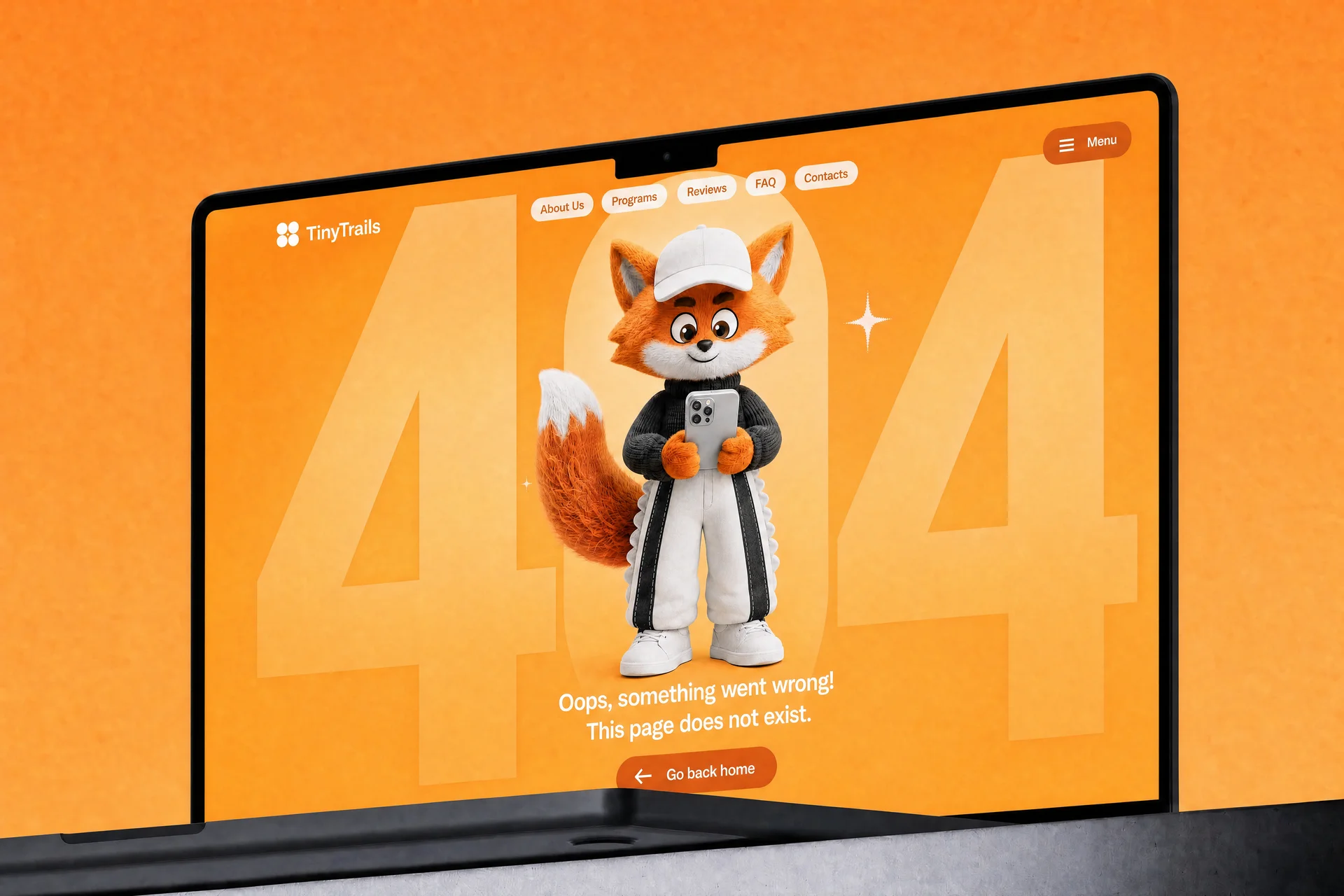 Fun 404 Page preview