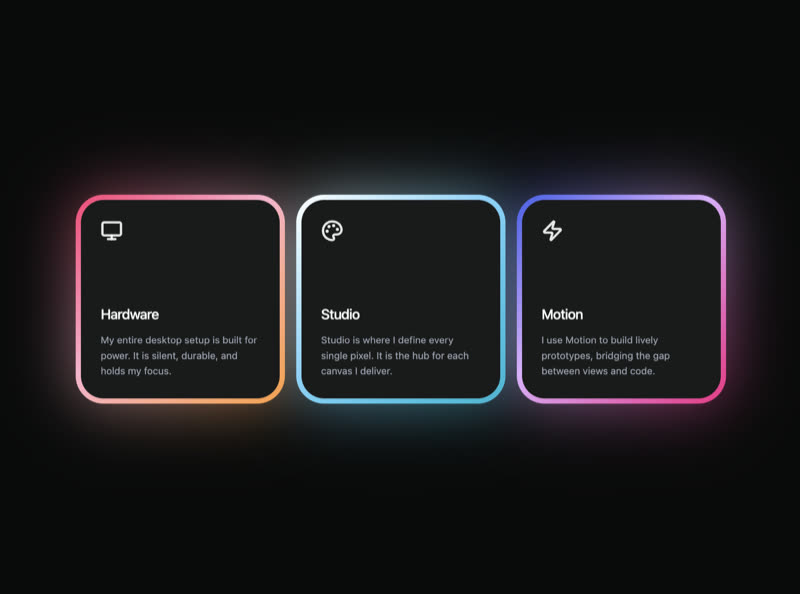 Glow Features &mdash; Features Section website build-prompt