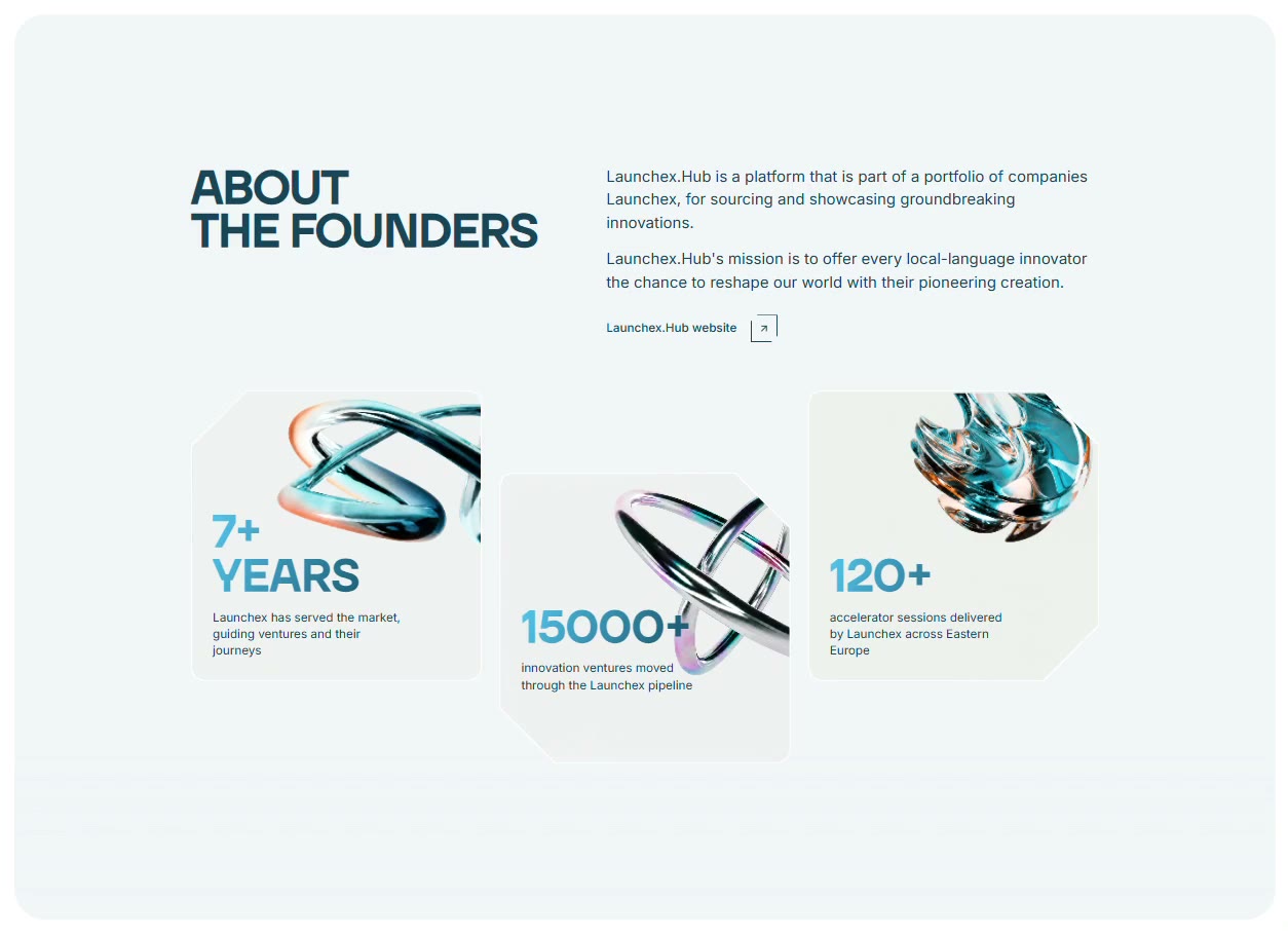 LaunchEx About — About website build-prompt
