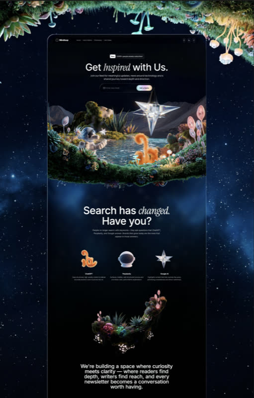 Mindloop Landing preview