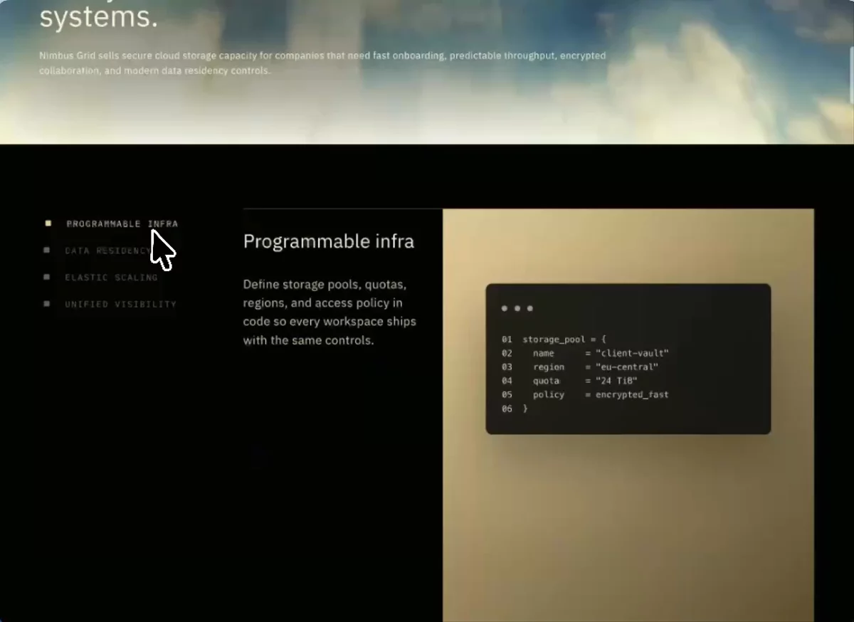 Nimbus Grid preview