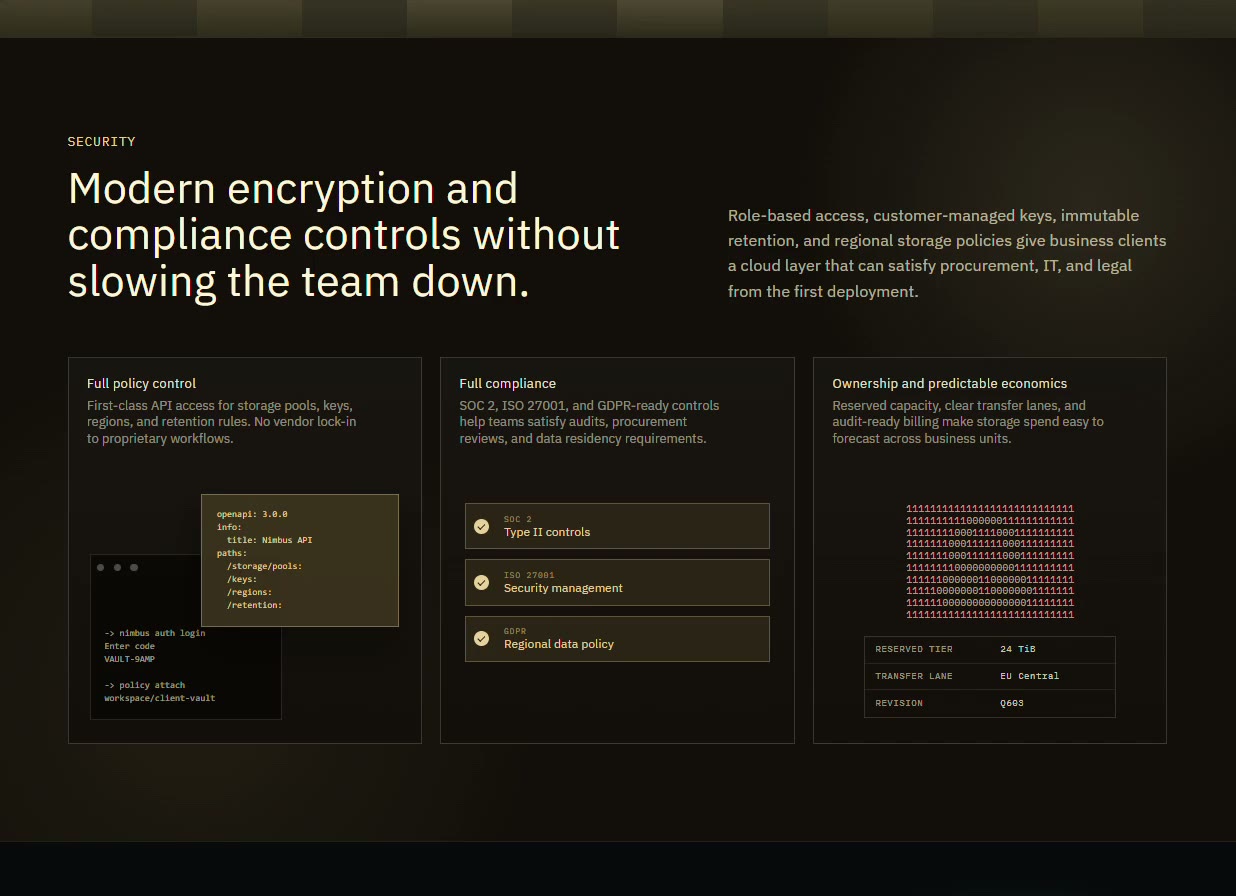 Nimbus Security &mdash; Cards website build-prompt