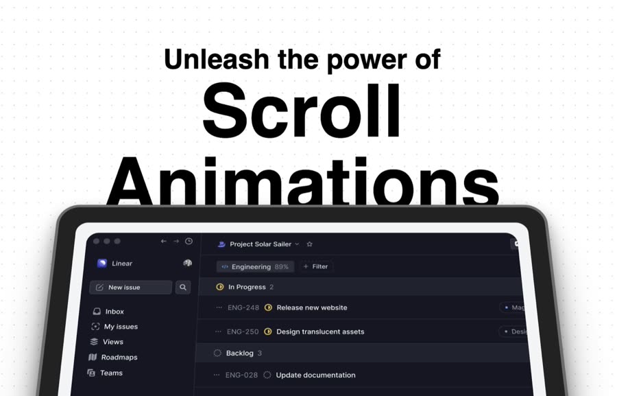 Container Scroll Animation preview