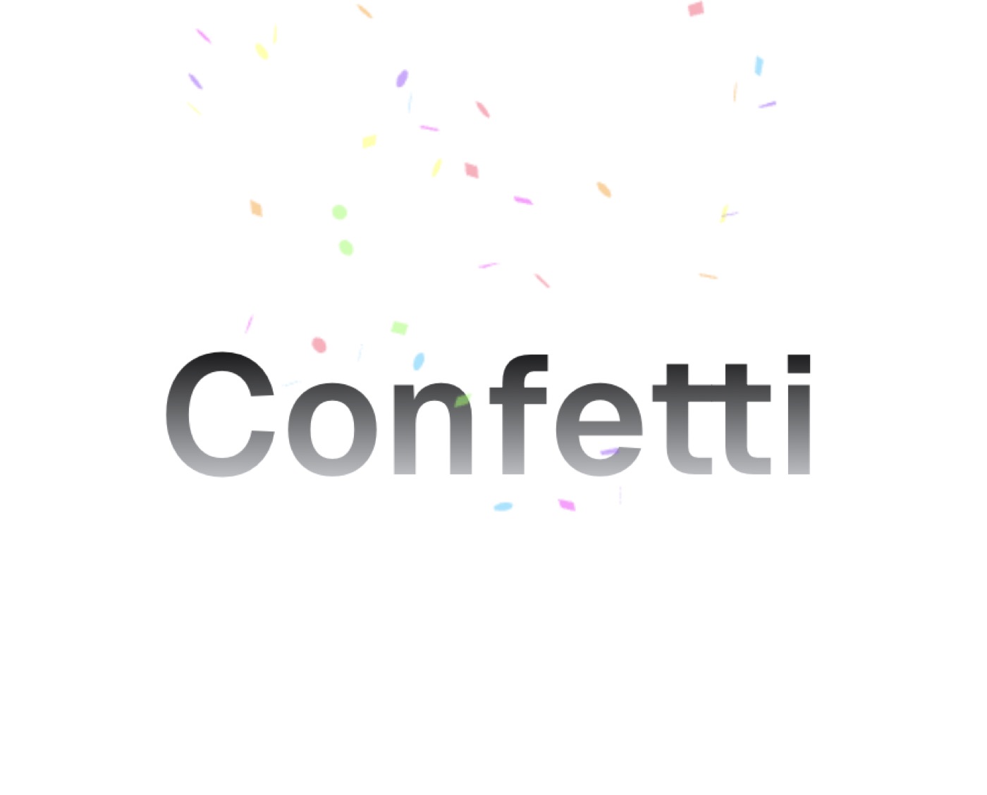 Confetti preview