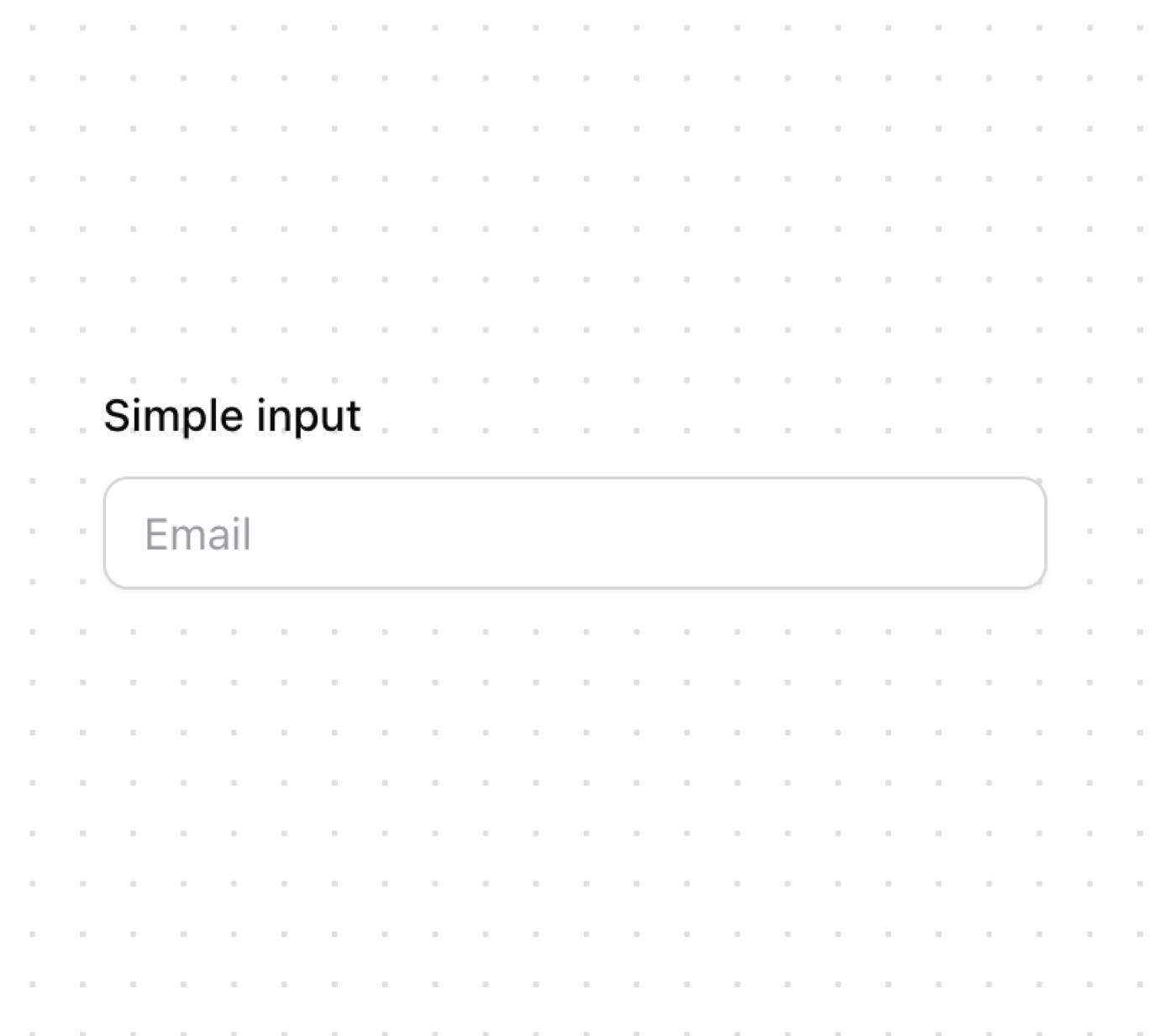 Input preview