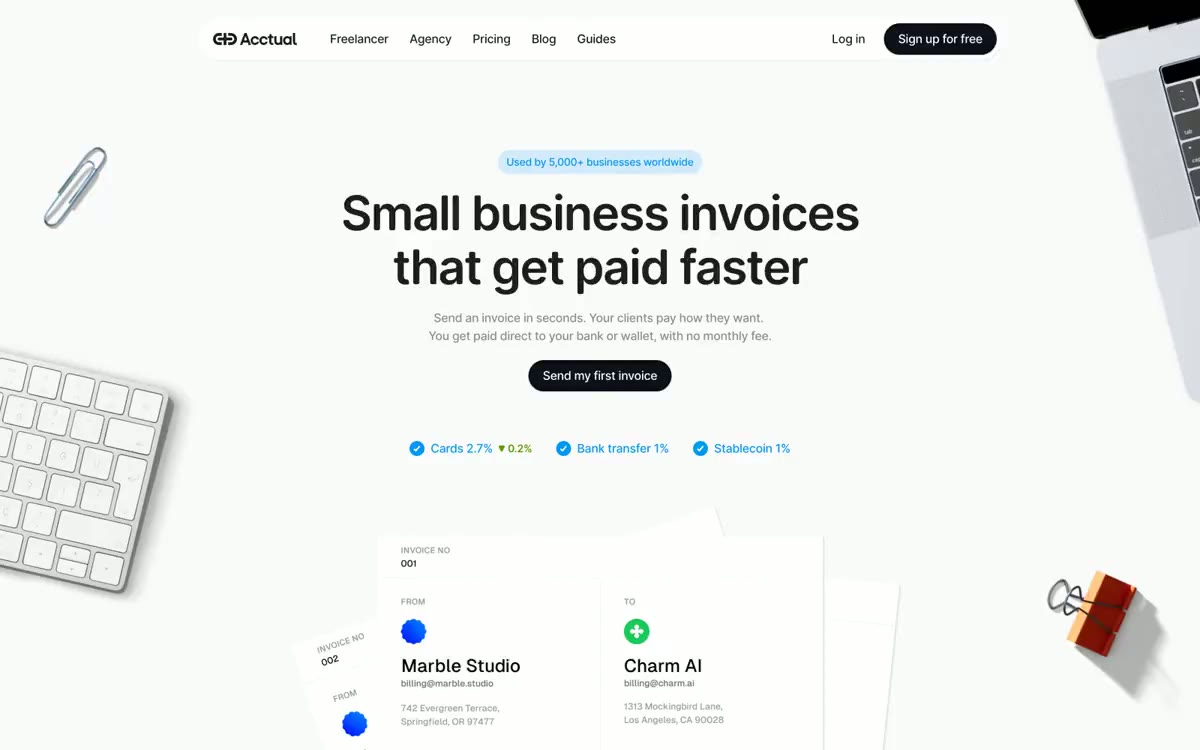 Acctual Design System preview