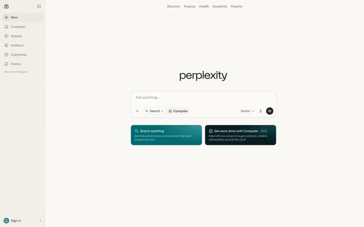 Perplexity AI Design System preview