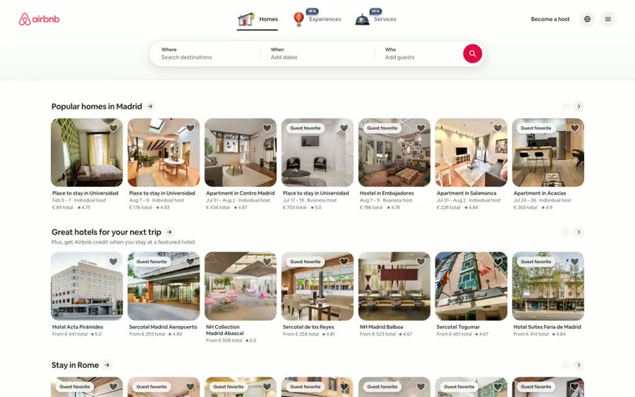 Airbnb Design System preview