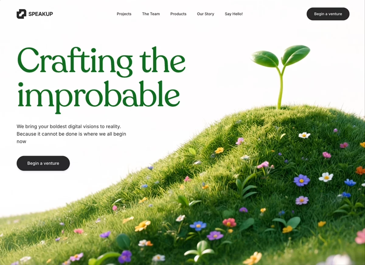 SpeakUp Venture Hero preview