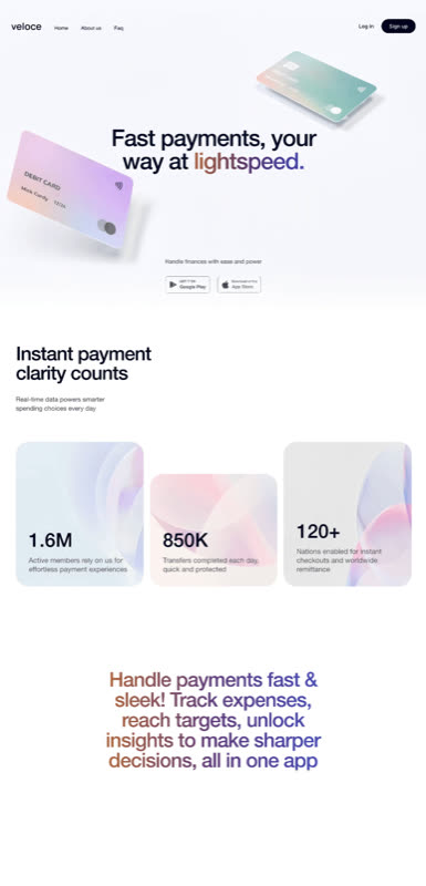Veloce Finance preview